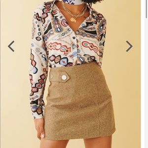 Verge girl NWT woven skirt!